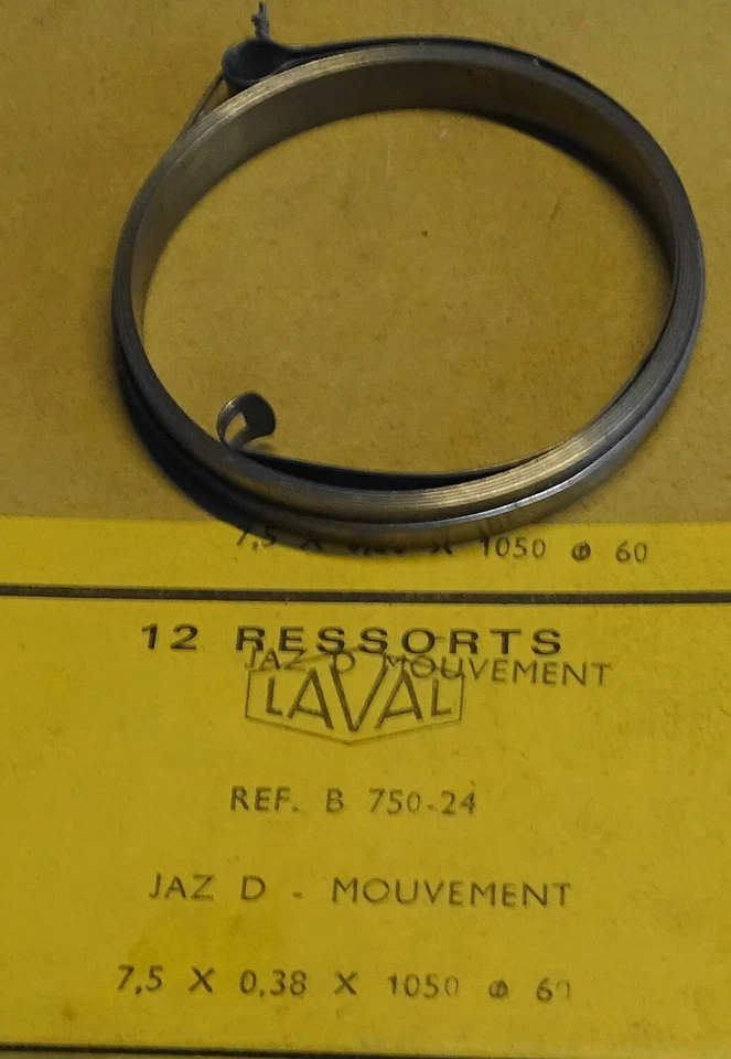 1 RESSORT REVEIL MOUVEMENT JAZ D