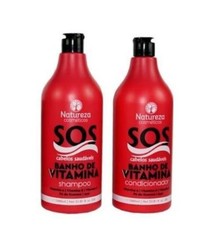 Keratin SOS Bath of Vitamins Healthy Hair Treatment 2x1L - Natureza Cosmetics