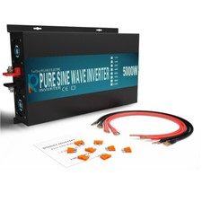 5000W 12V/24V/48V DC to 120/220/240V AC Pure Sine Wave Inverter Solar Power