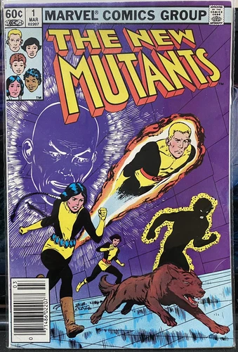 VINTAGE 1983 MARVEL COMICS NEW MUTANTS DEBUT ISSUE #1 FIRST PRINT NEWSSTAND KEY