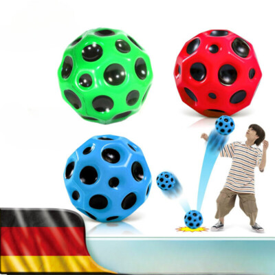 1/2/3 Stück 7cm Astro Jump Moon Ball Hohe Bounce Springende Gummiball Jump Ball