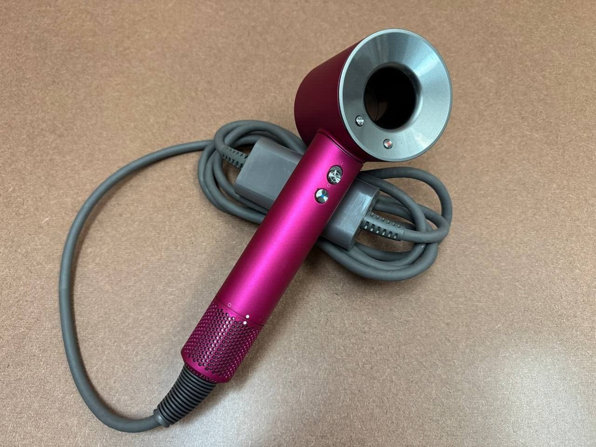 Dyson Supersonic HD07 – Authentic Silver Fuchsia Hair Dryer – Fast