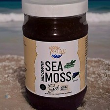 2 Bundle Grape Flavored Sea Moss Gel Raw 100 Wildcrafted Sea Moss 16oz.