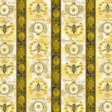 Timeless Treasures Queen Bee CD1354 Queen Bee Stripe Cotton Fabric BTY