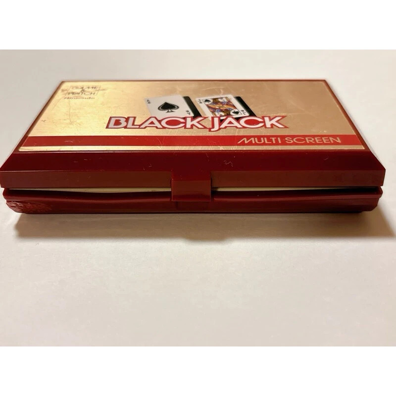 USED】NINTENDO GAME AND & WATCH BLACK JACK MULTI SCREEN 1985