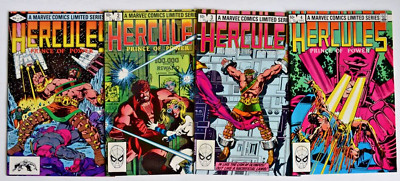 HERCULES  (1982) 4 ISSUE COMPLETE SET #1-4 MARVEL COMICS