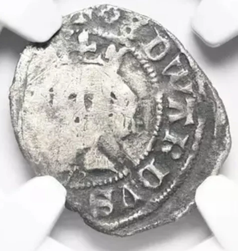 King Edward III 1327-1377 AD, York England Medieval Penny Silver Coin, NGC FINE