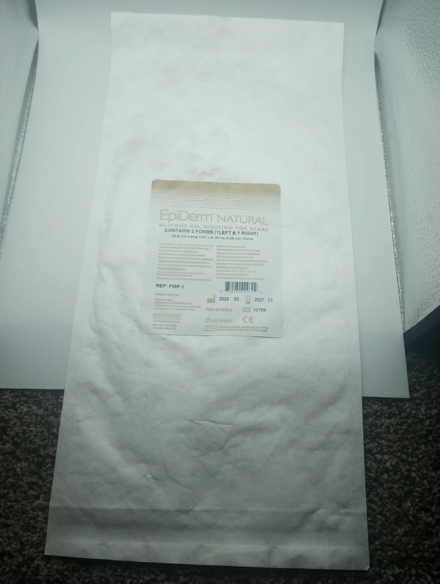 Epi Derm Mastopexy 1 Pair Natural Silicone Scar Sheets from Biodermis