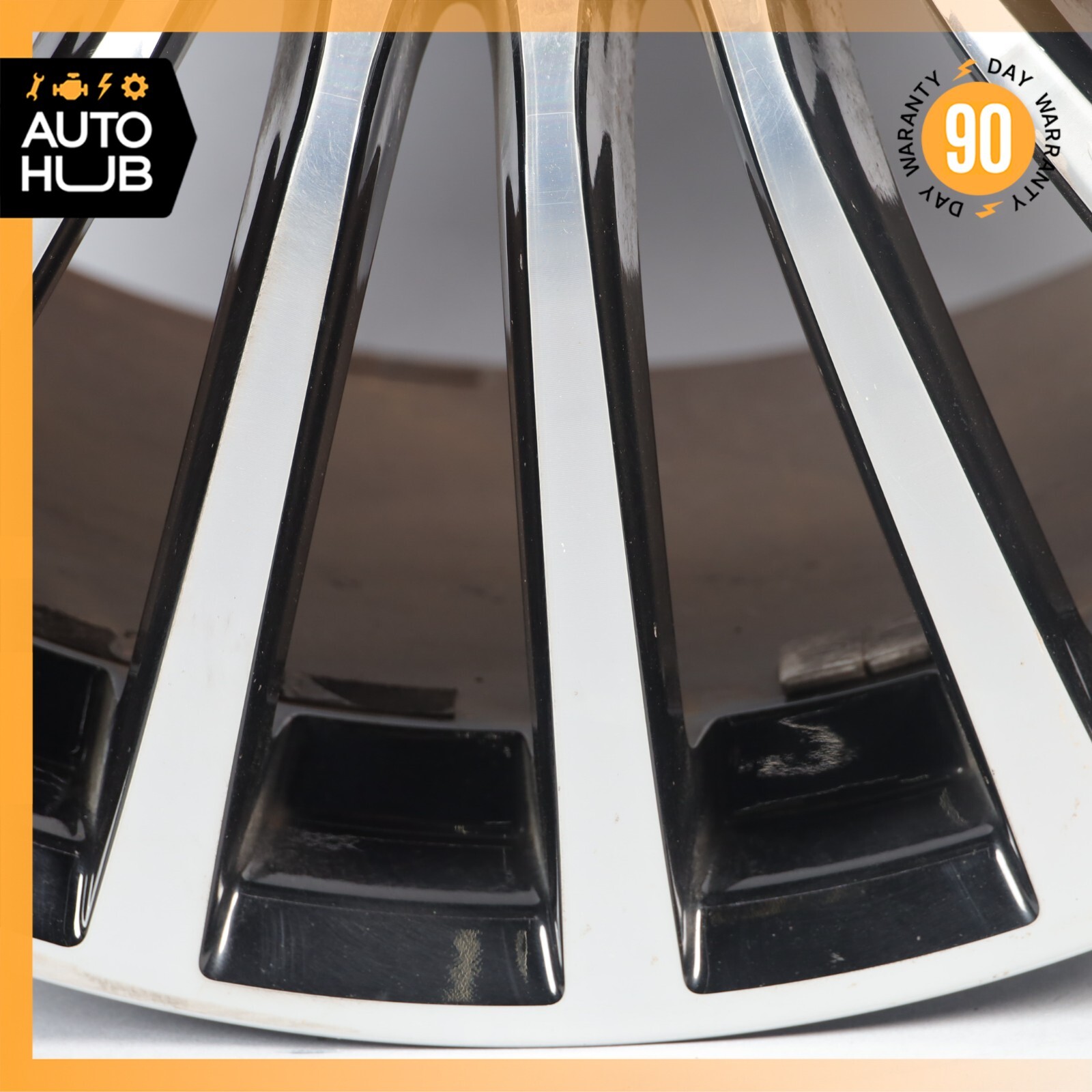 10-19 Aston Martin Rapide 11 x 20 20" Rear Wheel Rim Black Diamond Turned OEM
