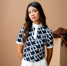 Horseware AA Alcina Short Sleeve Show Shirt Technical Competition Top Monogram