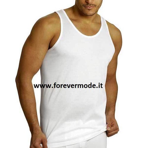 GARDA 6 Slip Tanga Uomo 100% Filo di Scozia Art.0950 (Bianco, 5