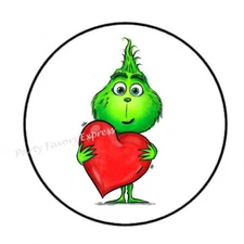 CHRISTMAS VILLAIN ENVELOPE SEALS LABELS STICKERS PARTY FAVORS