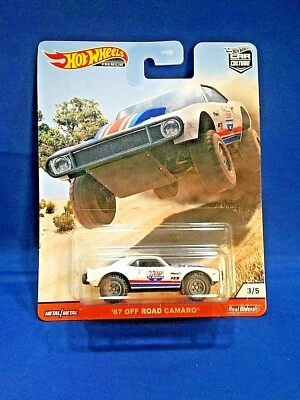 HOT WHEELS PREMIUM CAR CULTURE '67 OFF ROAD CAMARO #3/5 REAL RIDERS DIE-CAST