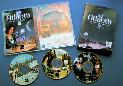 Jeu IBM PC - ATLANTIS III : LE NOUVEAU MONDE (jeu De Rôle, Bon état)