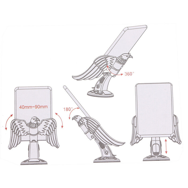 Fit Car Phone Mount Dashboard Windshield Air Vent Universal Cell Phone Holder-image