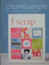 Clean  Simple: Scrapbooking/The Digital Kit: I Scrap