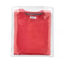 Uline Poly Bags S-18051 Flap Lock Poly Bags - 2 Mil Clear 14 x 16" - Pack of 100