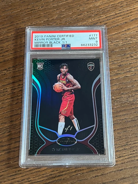 PSA 9 2019-20 Panini Certified Kevin Porter Jr. Mirror Black 1/1 RC Rookie #177