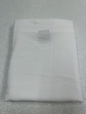 H By Frette Solid Sateen Standard Pillow Cases White Preowned W/defects