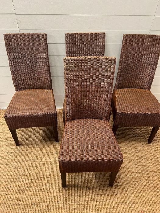 Four lloyd loom chairs eBay