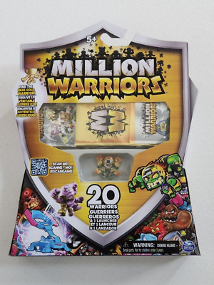 SERIES 2 * MILLION WARRIORS 20 Blind Bags + Launcher * See Picture! New 2022