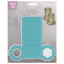 Laterne mit Streifen - Stanzschablone von Joy!Crafts (6002/3007)