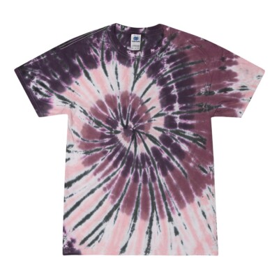 Cherry Cola Tie Dye T-Shirts kids & Adult 100% Pre-Shrunk Cotton Colortone