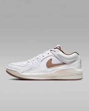 New Nike Women's Jordan Stadium 90 Shoes - White/ Light Brown FB2269-121 