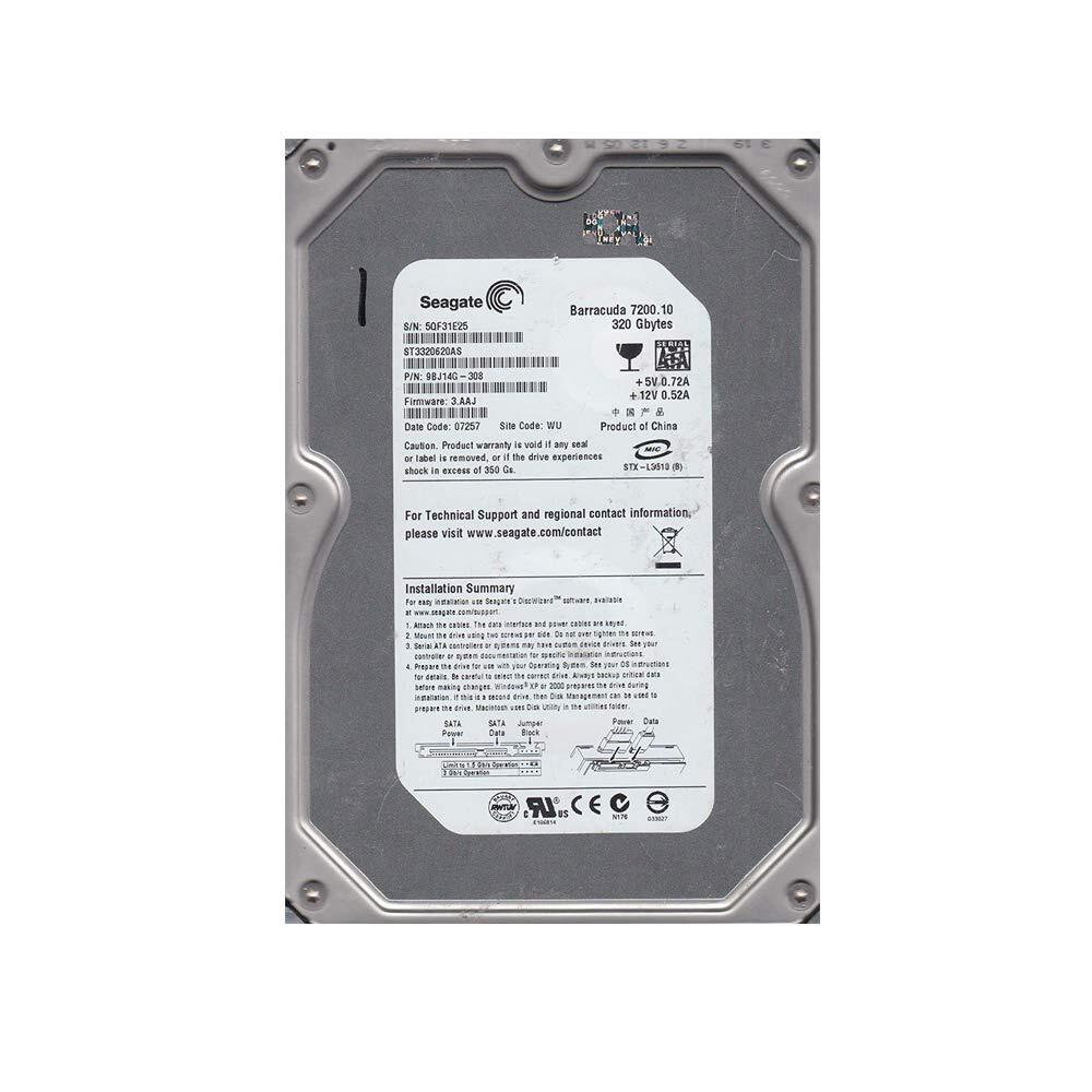 Seagate Barracuda 7200.10 320 GB SATA 16 MB Cache Bulk/oem Seagate Barracuda 7200.10 320 GB SATA 16 MB Cache Bulk/oem