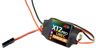 AEO RC Model X12 Pro Input 6-23V Output 12V/4,5A 12g R/C Hobby UBEC BEC AC907