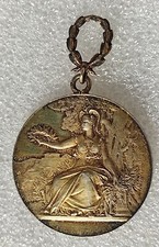 MEDAILLE ARGENT DORE ACADEMIE LITTERAIRE ET ARTISTIQUE PARIS PROVINCE