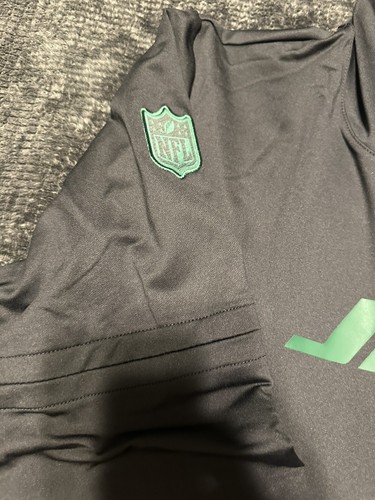 New York Jets Nike Sideline Hoodie Performance Long Sleeve T-Shirt Black Large - Picture 3 of 5
