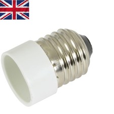 Seamless E27 to E14 Light Bulb Socket Converter | Quick Installation & UK Safe