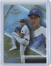 2021 Topps Gold Label Nate Pearson Class 1 Rookie Card #34 Toronto Blue Jays. rookie card picture