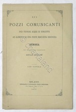 Sui pozzi comunicanti per fornire acque ad alimento macchina idrovora - 1872