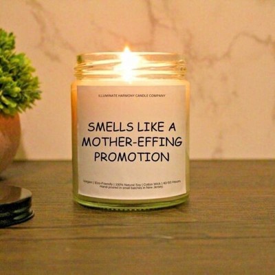 Smells Like A Mother-Effing Promotion Candle | Funny Job Promotion Gift Ideas |