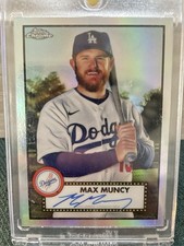 2021 Topps Chrome Platinum Anniversary 190/199 Auto Max Muncy Dodgers