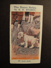 SPRATTS DOG FOOD THE BONZO SERIES #17 BY G E STUDDY DOG HUMOUR CARTOONS