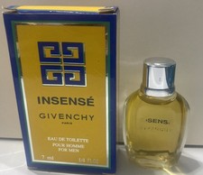 GIVENCHY INSENSE POUR HOMME 7ml .25oz splash edt new old stock Free Ship-READ