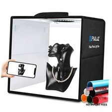 Light Box Photography, 12"x12" Professional Dimmable Black-30cm Studio Box