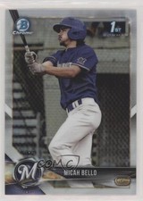 2018 Bowman Draft Chrome Refractor Micah Bello #BDC-111 la8