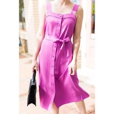 Everlane NWT Japanese GoWeave Picnic Dress Size 00 in Magenta