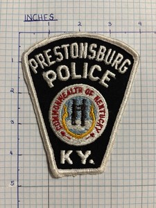 PRESTONSBURG, KY                      Police Department Patch