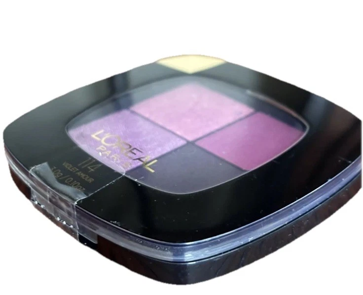 SOMBRA DE OJOS PALETA BOLSILLO RICO COLOR LOREAL - 114 VIOLETA AMOR NUEVA/SELLADA Foto 2 de 3