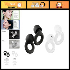 Everyday Ear Plugs Bundle 2-Pack - Reusable Noise Reduction for Sleep, Focus
