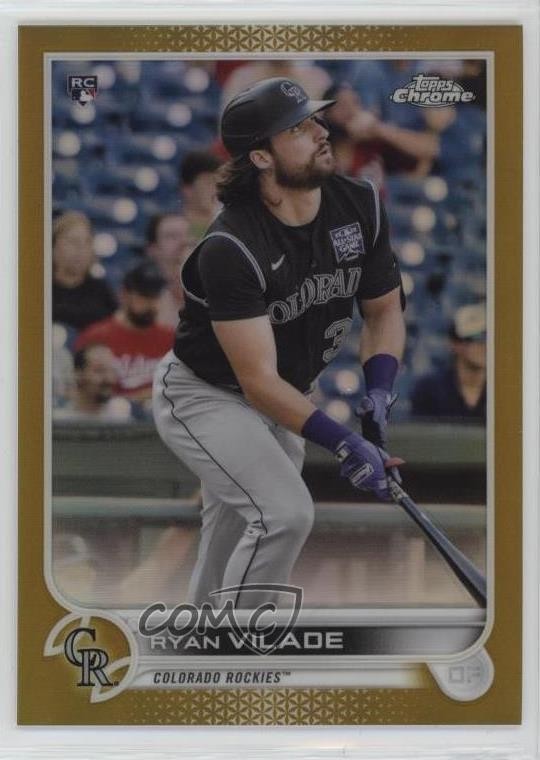2022 Topps Chrome Gold Refractor 33/50 Ryan Vilade #85 k8q