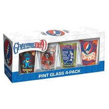 ICUP Grateful Dead Tour Pint Glass Set, 4-Pac...