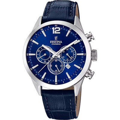 FESTINA TIMELESS CHRONO QUARZ REFERENZ F20542/2 NEU OFFIZIELLE GARANTIE