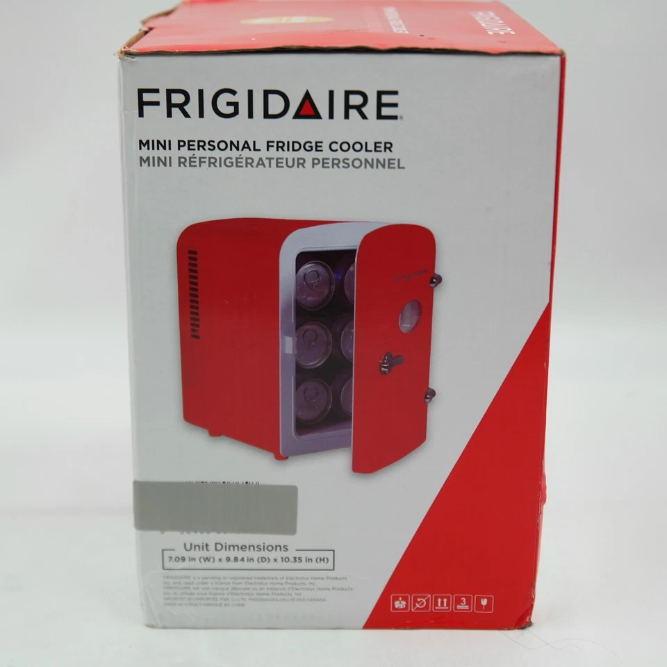 Frigidaire EFMIS129 Portable Retro Mini Fridge - Red. BRAND NEW. FREE SHIPPING - Image 3 of 4