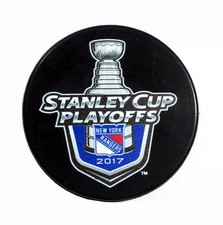 2017 Stanley Cup Playoffs New York Rangers Logo Official NHL Hockey Puck